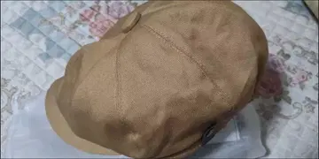 베이지 헌팅 캡 워크 캡