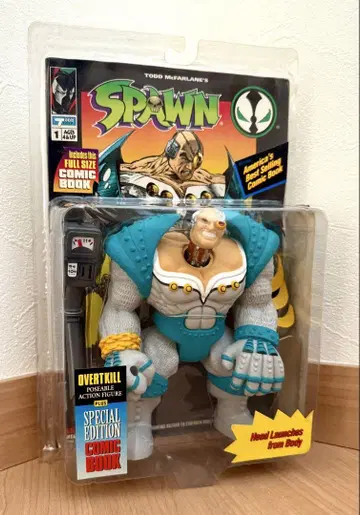 Spawn 오버 킬 액션 피규어 스페셜 에디션 코믹 포함