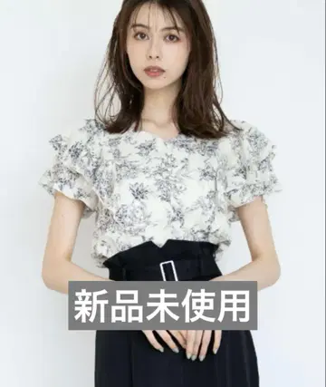 택 포함 미사용 새상품 MISCH MASCH 미슈마슈 블라우스 반팔