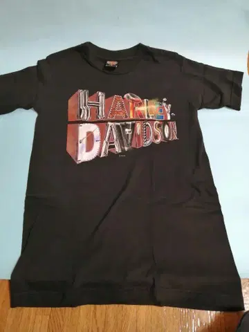 HARLEY-DAVIDSON 블랙 티셔츠 S 사이즈 2001년
