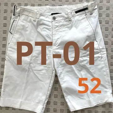 PT-01 코튼 화이트 숏 팬츠 52