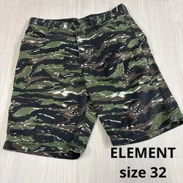 ELEMENT 카모 패턴 숏 팬츠 32