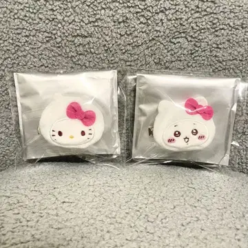 치이카와 산리오 2개 세트 시크릿 헤어 클립 치이카와 헬로키티
