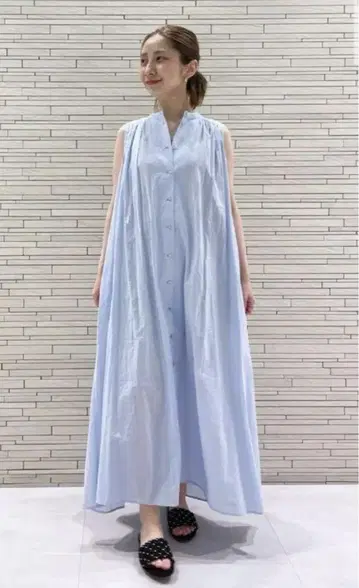 MARIHA 마리하 작은 새의 노래 드레스 슬리브리스 블루