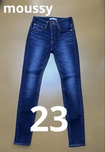 moussy 23 WF 리버스 자수 스키니