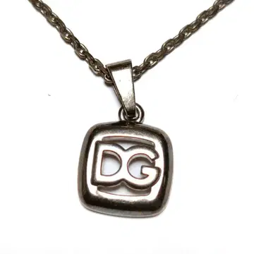 돌체&가바나 목걸이 로고 실버 D&G 남성용