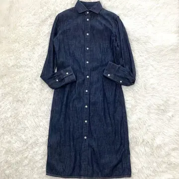 폴로 랄프로렌 데님 롱 셔츠 원피스 사이즈 4 160