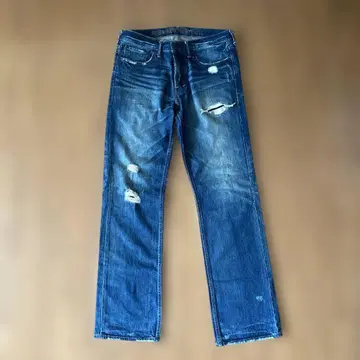 레어 RUEHL No.925 룰 데미지 데님 W32L34