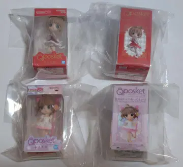카드캡터 사쿠라 Qposket 미니어처 컬렉션 4종 미사용