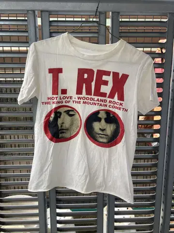 90s T. REX 그래픽 프린트 티셔츠