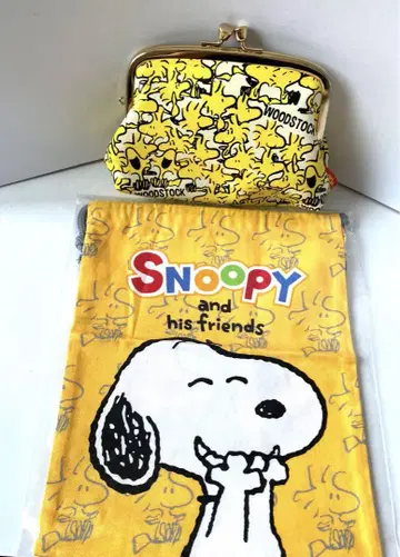 SNOOPY 복조리 가마구치 2개 세트