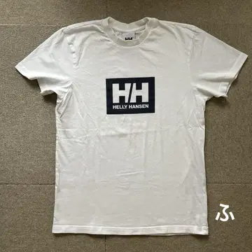 새상품급 HELLY HANSEN 헬리한센 화이트 티셔츠 빅 로고 남녀