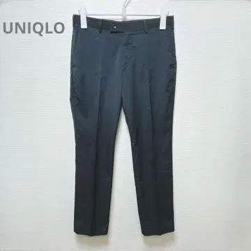 유니클로 슬랙스 팬츠 슬림 핏 센터 프레스 남성용