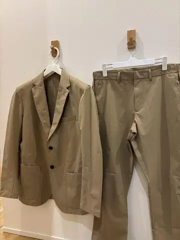 군제 바디 와일드 경량 스트레치 테일러드 자켓, 팬츠 세트