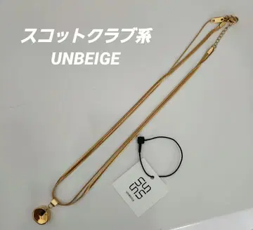 스콧 클럽 계열 UNBEIG 골드 목걸이 써지컬 스테인리스