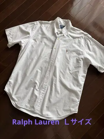 Ralph Lauren 화이트 반팔 셔츠 L 사이즈