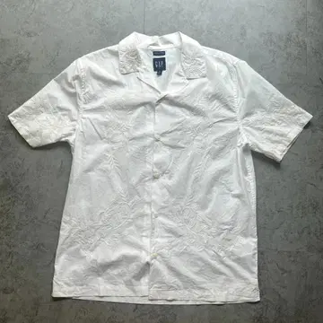 GAP 보타니컬 자수 화이트 셔츠 S 사이즈