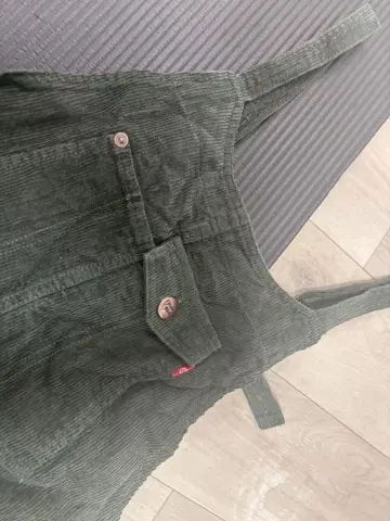 코듀로이 살로펫 다크 그린