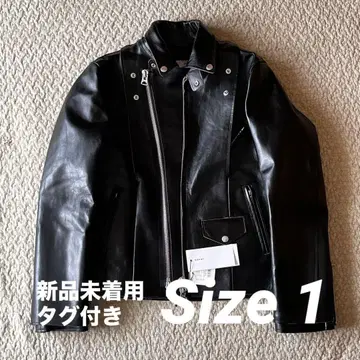 25AW 사카이 블랙 가죽 자켓 사이즈 1