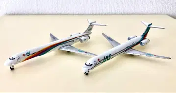 조합 상품 JAL 여객기 컬렉션 MD90 JAS 레인보우 컬러