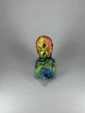 셰드라 복권 소프트 비닐 마미트 스컬 헤드 배트 sofubi