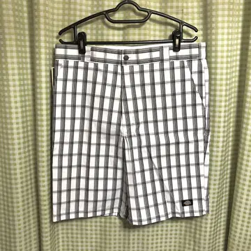 디키즈 REGULAR FIT 숏팬츠 체크 무늬 38