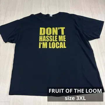 FRUIT OF THE LOOM 3XL 티셔츠 블랙 슈퍼 빅 사이즈