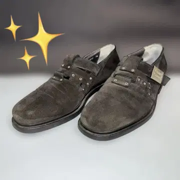 CESARE PACIOTTI 더블 몽크 슈즈 스웨이드 7 1/2