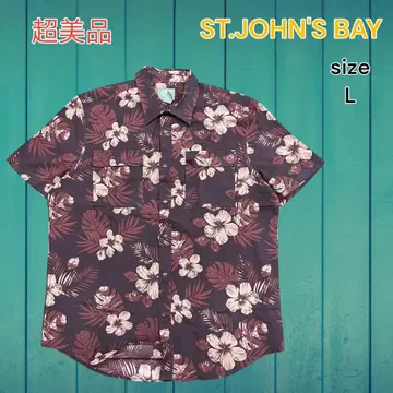 새상품급 레어템 ST.JOHN'S BAY 알로하 셔츠 L 1423 502