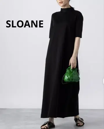 SLOANE 수피마본치 백리본 원피스