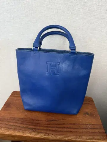 히로후 가죽 토트백 H 로고
