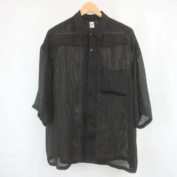 새상품급 EDIFICE LA BOUCLE 오버 사이즈 와이드 셔츠 일본제