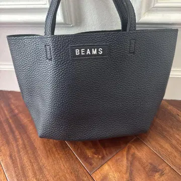 BEAMS 블랙 토트백