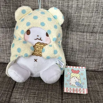 마루모후비요리 모프 군 앉은 봉제 인형 비스킷 모구모구 산리오