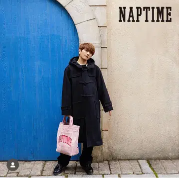 Naptime 더플 코트 블랙