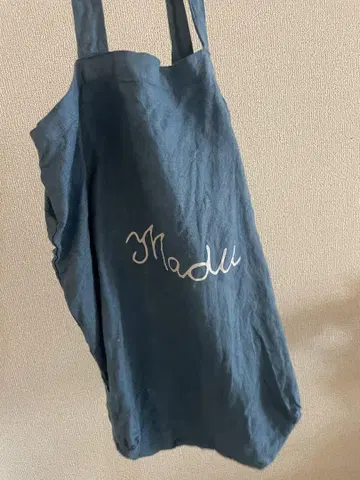 Madu 마디 린넨 백 스카이블루