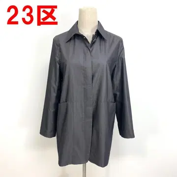 A4715 23구 자켓 면 코튼 반 안감 그레이 38