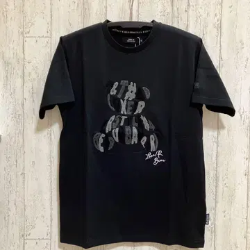 LUXE/R 베어 패턴 사가라 자수 티셔츠