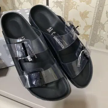 새상품 버켄스탁 마놀로 블라닉 콜라보 애리조나 클리어 41