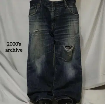 archive 00s 와이드 데님