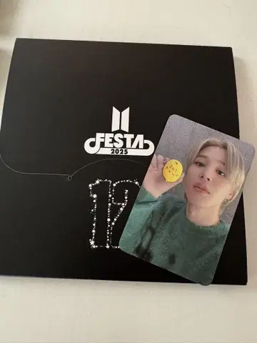 BTS FESTA 2025 한정판 사진 카드 트레이딩 카드 지민