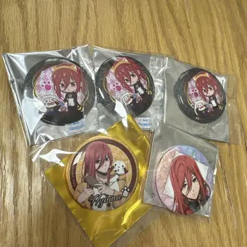 블루 록 나카가이 카페 라스칼 카라테츠 캔뱃지 치기리 효마 5종 세트