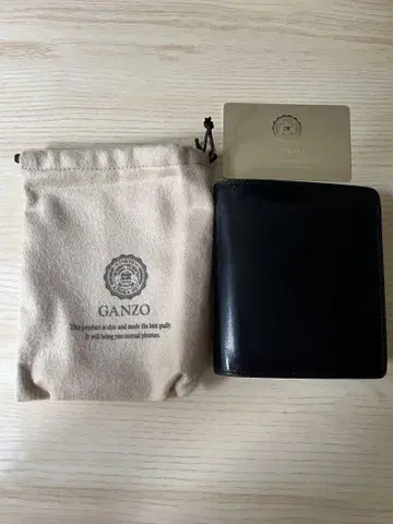 GANZO 간조 접이식 지갑 0057188 블랙 수납 가방 포함