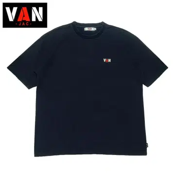 VAN JACKET 원포인트 로고 티셔츠 짙은 네이비 XL 사이즈