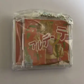 마카로니 연필 알덴테 CD풍 키링 마카엔