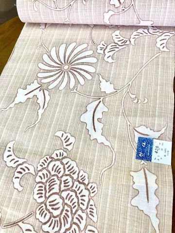 죽선 면짠 염색 본격 유카타 옷감