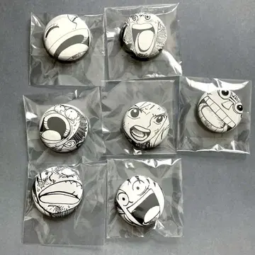 ONE PIECE ALL FACES 가챠 캔뱃지 루피 원피스
