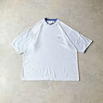 80s 90s 캐나다제 unknown 티셔츠 기업계 마블링 그레이