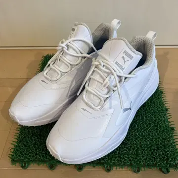 미사용 푸마 화이트 골프화 26cm