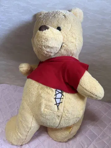 푸우 뒤돌아보는 초대형 봉제 인형